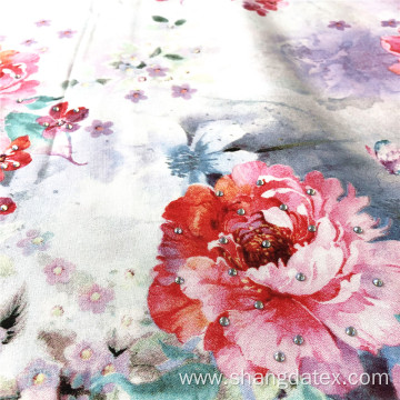 Soft And Comfortable Rayon Semi Digital Printed Fabric